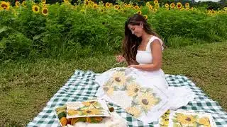 Proven&ccedil;al Sunflower Needlepoint Kit