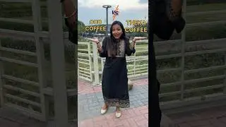Theka VS CCD cold Coffee ☕️ Comparion #Shorts #Food #Coldcoffee