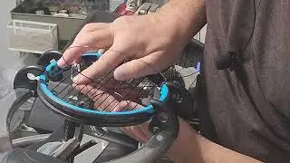 step by step stringing of the Functional Tennis Sabre Mid