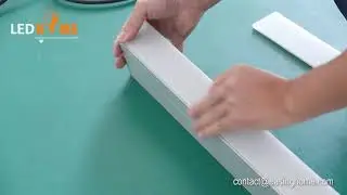 how to assemble the led linear light with strip and built-in driver?  how to joint the led linear?
