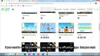 TUTORIAL USING PhET Simulation