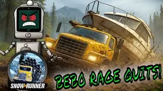 SnowRunner #LIVE - 🚨 BEB0 vs THE CURSED FISHING BOAT 🐟💀 | Rage, Mud, and 420 Chaos in SnowRunner 🌲💨