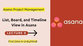 List, Board, and Timeline View in Asana | Asana Tutorial | Lecture 9