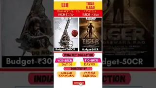Leo vs Tiger n. rao 3 days Box Office Collection #leo #tigernageswararao #boxofficecollection