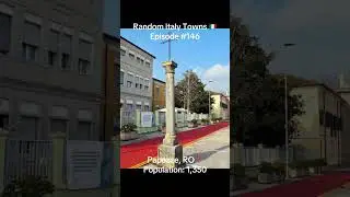 Papozze 📍 Random Italy Towns 🇮🇹 | Episode 146 | #italy #papozze #rovigo #veneto #shorts #foryou