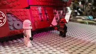 The Courasant Invasion. #lego #stopmotion #starwars #custom #clonewars #battle #gunship
