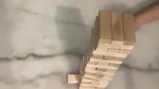 Family game night idea part 1 game 1 Jenga #fun #familytime 