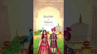 Canva 05 | Traditional Wedding Invitation Video | Editable Canva Template | Indian Wedding Invite