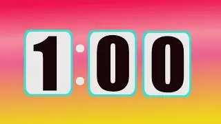 1 minute timer with sound effect #countdowntimer #timer #60seconds