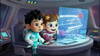 🚀 Luna & Orion Exploring Space 🌌 | Calm & Educational Kids Video