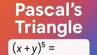 Pascal's Triangle Explained |Binomial Expansion Made Easy@TheOrganicChemistryTutor@MathematicsTutor 