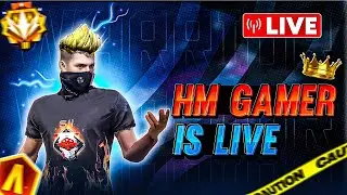 HM GAMER IS LIVE  |🔥 FREE FIRE LIVE | FUNK + RUSH GAMEPLAY | CUSTOM ROOM | 1V1 CHALLENGE |