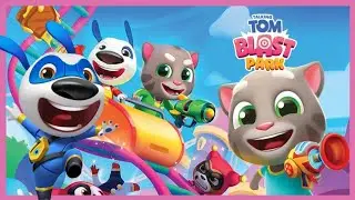 Talking Tom Blast Park Next World Gameplay Boss Fight 2025