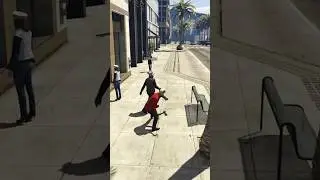 Crazy Clown Vs. Ratman😳 #shorts #gta