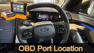 2024 FORD EXPLORER - Location of the OBD Port