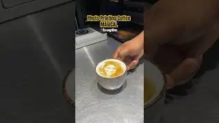 Unique Photo Printed Coffee😍 #streetfood #trending #viral #food #hindugod #youtube #foodie #shorts