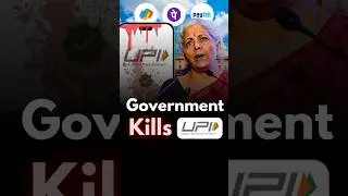 Why GOVERNMENT wants you to STOP USING UPI - GooglePay, PhonePe, Paytm #shorts #trending