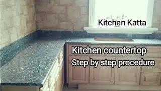 Kitchen Countertop Installation | Step by Step Kitchen Top | How to install kitchen Countertop | ***