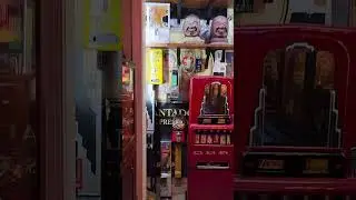 Antique coin operated machine collection