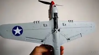 P-40 warhawk🛩️ War bird series400 mini Volantex rc   review  งานสวยเลย👍