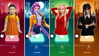 Wednesday Adams vs Rumi KPop Demon Hunters vs 2 PhutHon vs Squid Game