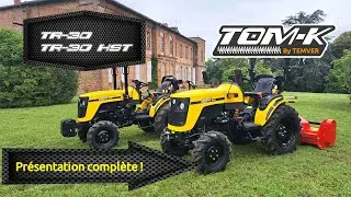Pr&eacute;sentation gamme tracteurs TOM-K TR-30 et TR-30 HST