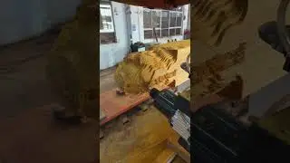 milled with Kuka - robotic 7-axis mill #woodworking #wood #aluminum #machine
