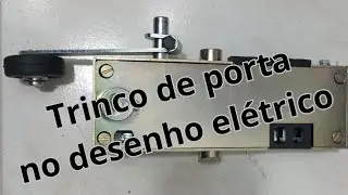 Trinco de porta - fecho eletromecânico 