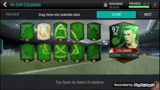 Coleman 97 overall RB ||FIFA MOBILE ||