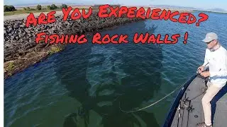 Fishing rock banks for large mouth bass.