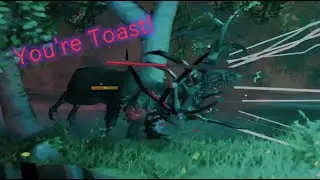 Taking down BOSS number 1! - Valheim VR HARDCORE