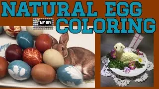 Natural Egg Coloring | Butter Lamb |. No chemicals!