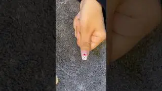 How to easy cat nail art tutorial #nails #youtubeshorts #viralshort#simplenails
