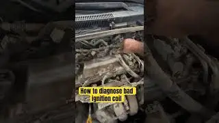 How to diagnose bad ignition coil #youtubeshorts #automobile #rizzfixx #brakebleed #mechanic