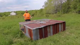 Building a chicken tractor | Moving meat chicks out to pasture!