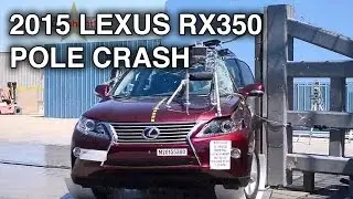 2015 Lexus RX350 | Pole Crash Test | CrashNet1