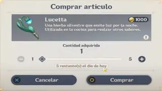 Donde comprar Lucetta - Genshin Impact