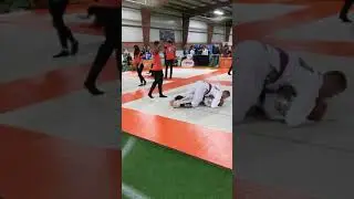 Crazy size mismatch in purple belt gi absolute and 100 kilo submission at Grappling Industries