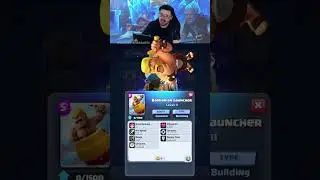 BARBARIAN LAUNCHER IN THE MEGA DECK CHALLENGE?! 😯 #clashroyale #shorts