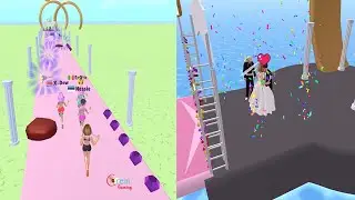 NOOB vs PRO vs HACKER in Bridal Rush - All Levels 1-14 | Cremgaming