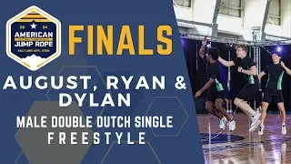 August, Ryan and Dylan - Male Double Dutch Single Freestyle - AMJRNC 2024