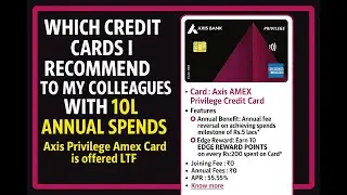 Get Axis Banks Life Time Free Credit Card easily - Axis Privilege Credit Card is Life Time Free