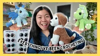 Everything I've Been Crocheting ⭐️ Latest Makes, New Patterns, & Happy Mail 💌 Crochet Studio Vlog