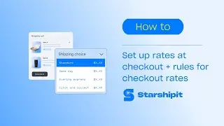 Rates at checkout + Rules for checkout rates