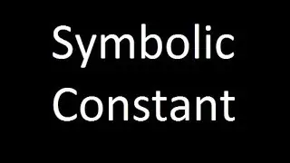 C programming Tutorials: Symbolic constant Program in c language by Saurabh Bhargava