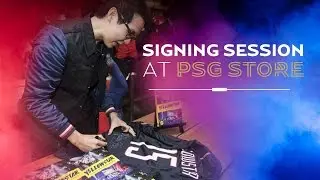 Signing session at PSG Store