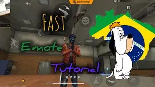 Fast emote tutorial 🇧🇷✨👹|z!xu_FF|Thanks for 250😆🥵