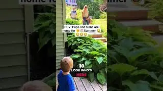 POV: Papa and Nana are home for summer #family #babyboy #parents #grandparents #grandparentvisit