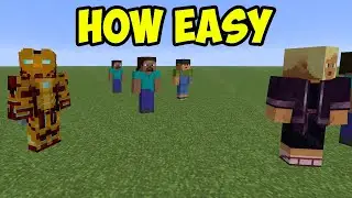 Minecraft MANNEQUIN (Full How with all commands) | Minecraft How to make Mannequins