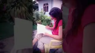 #shorts #youtube short video #A beautiful day #pencil drawing #garden #slow living #simple living